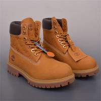LOUIS VUITTON 偽物 x Timberland ブーツ モノグラム レザー ダークブラウン ルイヴィトン