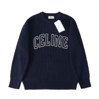 CELINE コピー セーター 刺繍ロゴ ウール素材 エレガントデザイン リブ編み素材 セリーヌ