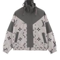 LOUIS VUITTON コピー ジャケット グレー＆シルバー モノグラム スポーティーエレガント ルイ・ヴィトン