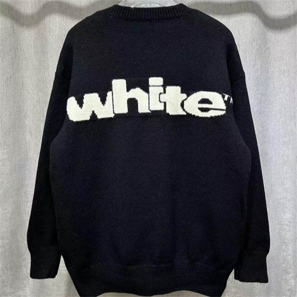 Off-White スーパーコピー セーター アイコニックロゴでスタイリッシュ オフホワイト