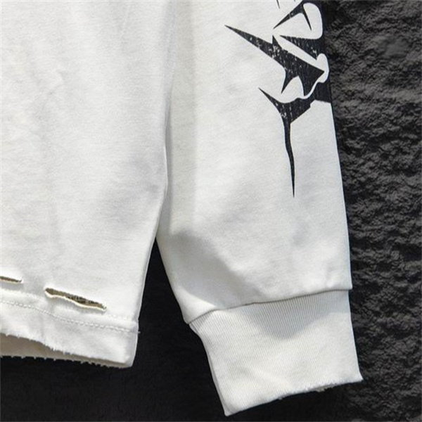 BALENCIAGA コピー 長袖Tシャツ トゲトゲフォント 個性的 デザイン バレンシアガ