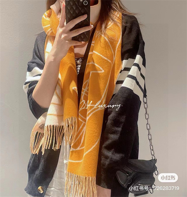 エルメス スーパーコピー マフラー 上品デザイン ツートーン 馬具モチーフ フリンジ HERMES