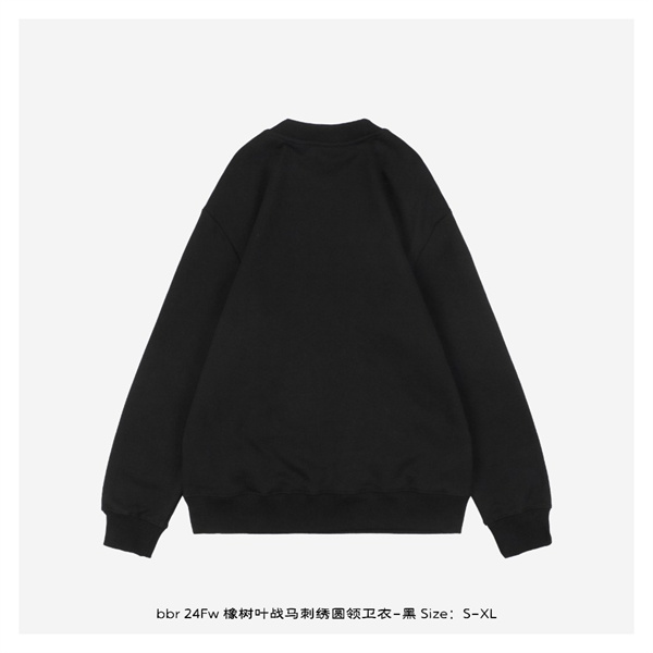 BURBERRY スーパーコピートレーナー ナイト＆馬の刺繍 エレガントなデザイン バーバリー