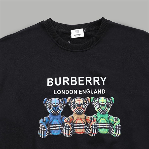 バーバリー スーパーコピートレーナー チェック柄テディベア ポップなスタイル BURBERRY