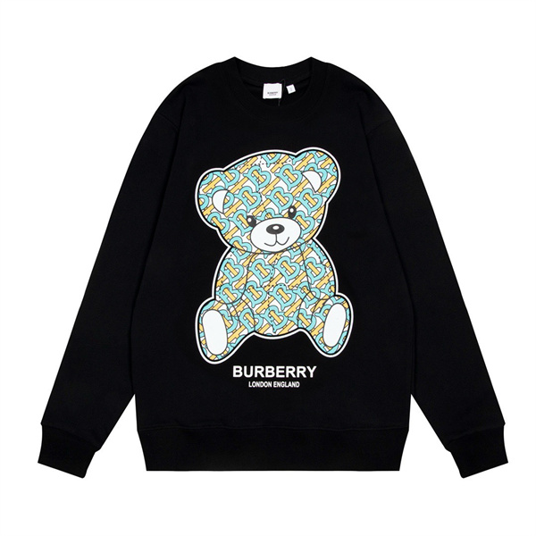 BURBERRY スーパーコピーパーカー テディベアグラフィック カラフルな「B」ロゴ バーバリー