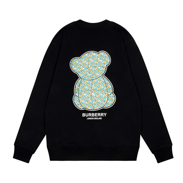 BURBERRY スーパーコピーパーカー テディベアグラフィック カラフルな「B」ロゴ バーバリー