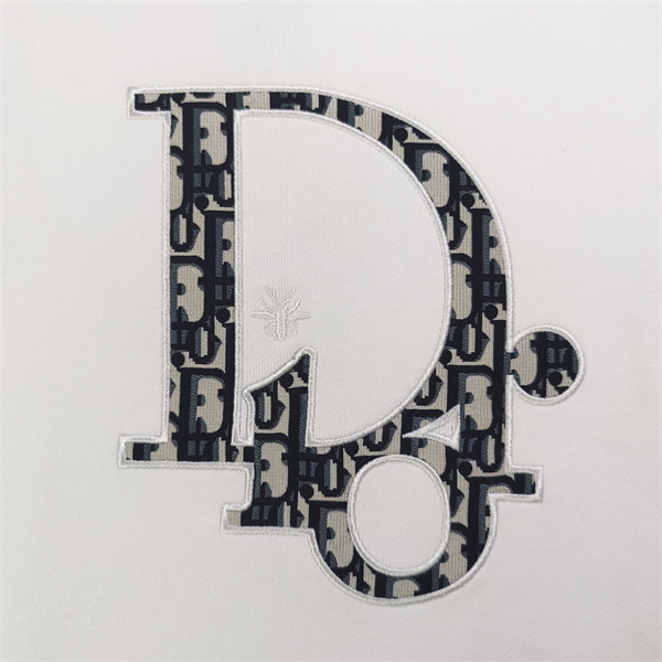 ディオール コピー トレーナー 頭文字ロゴ ホワイト地 モダンな印象 DIOR