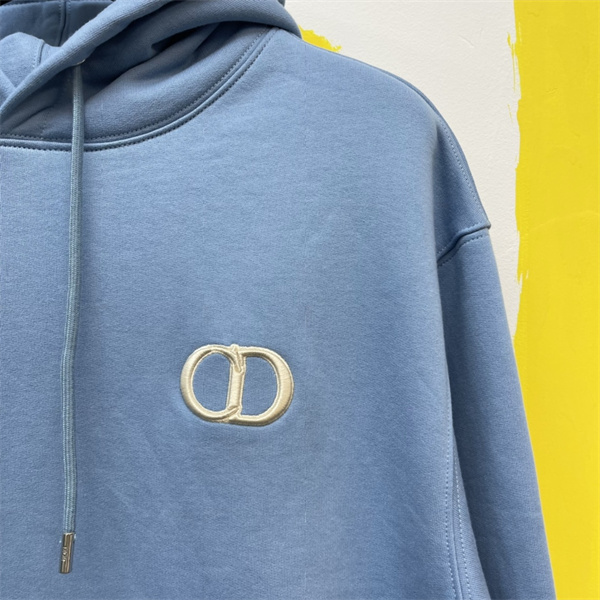 ディオール 偽物 パーカー CDロゴ ブルーカラー リラックスデザイン DIOR