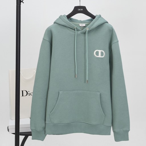 ディオール 偽物 パーカー CDロゴ ブルーカラー リラックスデザイン DIOR