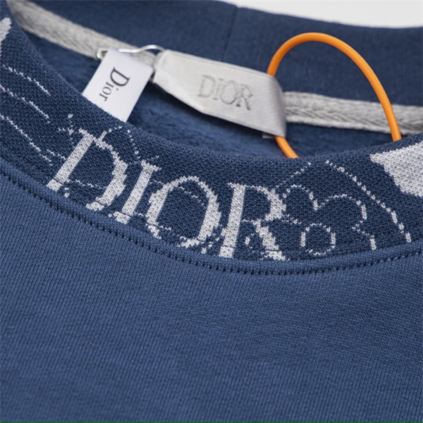 ディオール コピー パーカー グレーベース 手書き風ロゴ シンプル DIOR