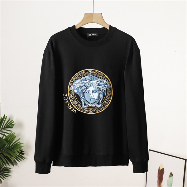 VERSACE コピー トレーナー メデューサモチーフ ゴールドギリシャ模様 ヴェルサーチ