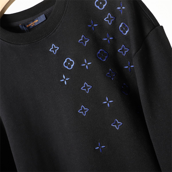 LOUIS VUITTON コピー トレーナー モノグラム柄 ホワイトアクセント ルイヴィトン