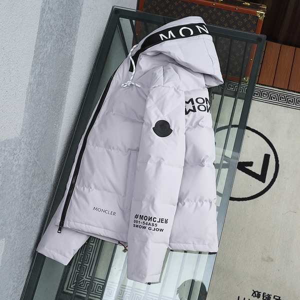 MONCLER 偽物 ダウンジャケット ロゴ刺繍 フード付き スポーティ モンクレール
