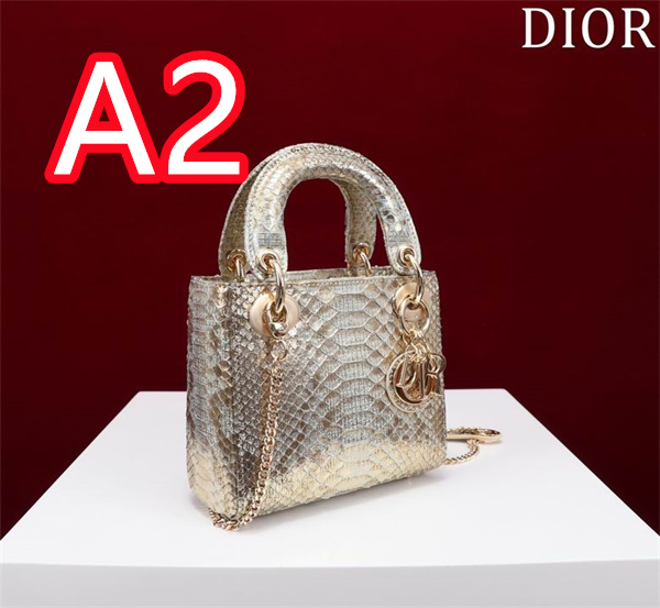 DIOR スーパーコピー ハンドバッグ ゴールドカラー シンプル 光沢レザー チェーンストラップ ディオール