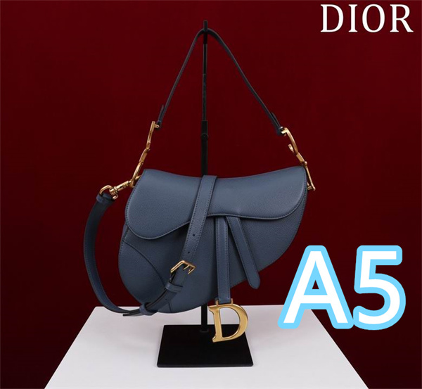 ディオール スーパーコピー サドルバッグ ブラック ホワイト ツートーン ユニークシルエット ゴールド金具 DIOR