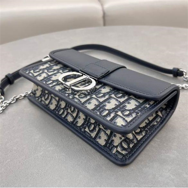 ディオール スーパーコピー ショルダーバッグ モノグラムキャンバス レザー シルバーCDロゴ 調節チェーン DIOR 