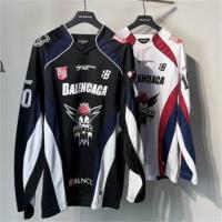 BALENCIAGA スーパーコピー 長袖Tシャツ スポーティロゴ アクティブ バレンシアガ