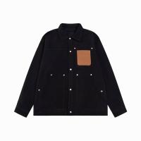 LOEWE 偽物 ジャケット レザーポケット 星空 ロゴ オシャレ 高級感 ロエベ
