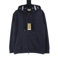 BURBERRY スーパーコピージャケット ジップアップ チェック柄フード バーバリー