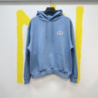 ディオール 偽物 パーカー CDロゴ ブルーカラー リラックスデザイン DIOR