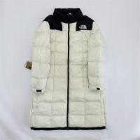 THE NORTH FACE コピー ダウンジャケット ロング丈 ブラック切り替え ロゴアクセント ザノースフェイス