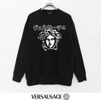 VERSACE コピー トレーナー 日本語ロゴ 斬新 デザイン 引き立てる ヴェルサーチ