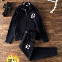 ディオール スーパーコピー セットアップ CD DIOR スーパーコピー ロゴ ブラック 裏起毛 大胆 DIOR