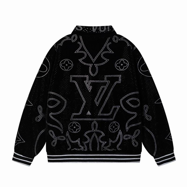 LOUIS VUITTON スーパーコピー ジャケット モノグラム 大きなLVロゴ スポーティ 光沢感 ルイヴィトン