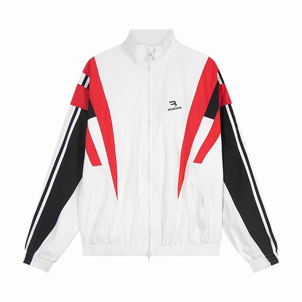 バレンシアガ スーパーコピー ジャケット カラーブロック ロゴ トラックジャケット BALENCIAGA