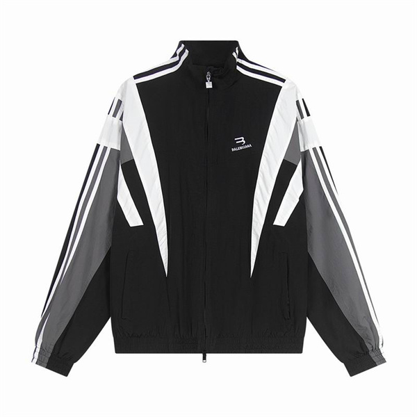 バレンシアガ スーパーコピー ジャケット カラーブロック ロゴ トラックジャケット BALENCIAGA