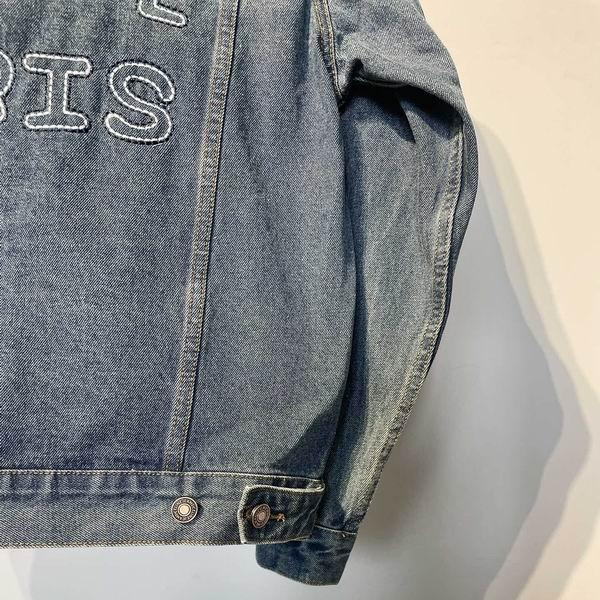 2024コレクション セリーヌ スーパーコピー デニムジャケット ダブルCロゴ CELINE PARIS 