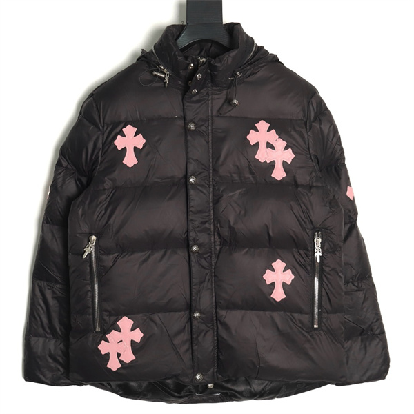 CHROME HEARTS スーパーコピー ダウンジャケット クロスパッチ ストリートスタイル クロムハーツ