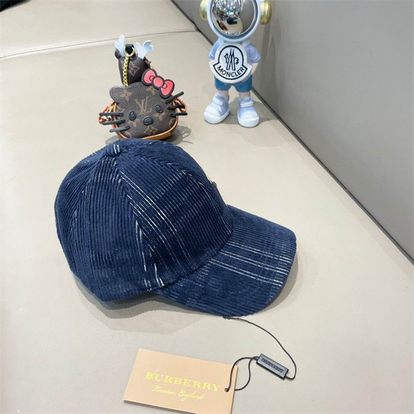  バーバリー 偽物 キャップ TBロゴ コーデュロイ素材 ベージュ ネイビー BURBERRY