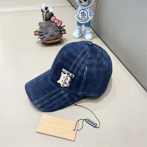  バーバリー 偽物 キャップ TBロゴ コーデュロイ素材 ベージュ ネイビー BURBERRY