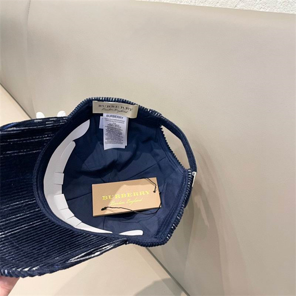  バーバリー 偽物 キャップ TBロゴ コーデュロイ素材 ベージュ ネイビー BURBERRY