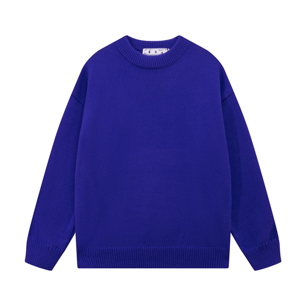 OFF-WHITE 偽物 セーター クロスアロー ロゴ アイコニック カジュアルストリートウェア オフホワイト