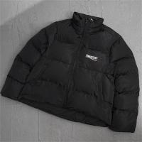 バレンシアガ スーパーコピー 中綿ジャケット ロゴ 波状ライン ブランド名 BALENCIAGA