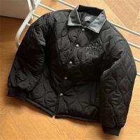 クロムハーツ コピー 中綿ジャケット 波状キルティング クロスパッチ アーチロゴ ストリート CHROME HEARTS