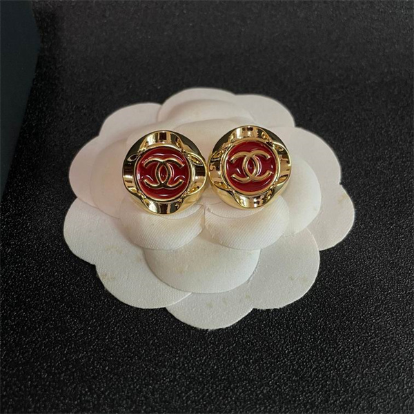 CHANEL 偽物 ピアス レッドゴールド CCロゴ ラグジュアリーデザイン シャネル