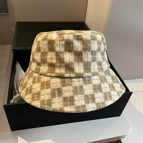 LOUIS VUITTON コピー バケットハット チェック柄 ロゴタグ フォーマルデザイン ルイヴィトン