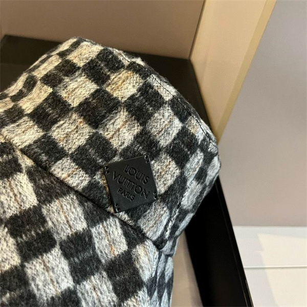 LOUIS VUITTON コピー バケットハット チェック柄 ロゴタグ フォーマルデザイン ルイヴィトン