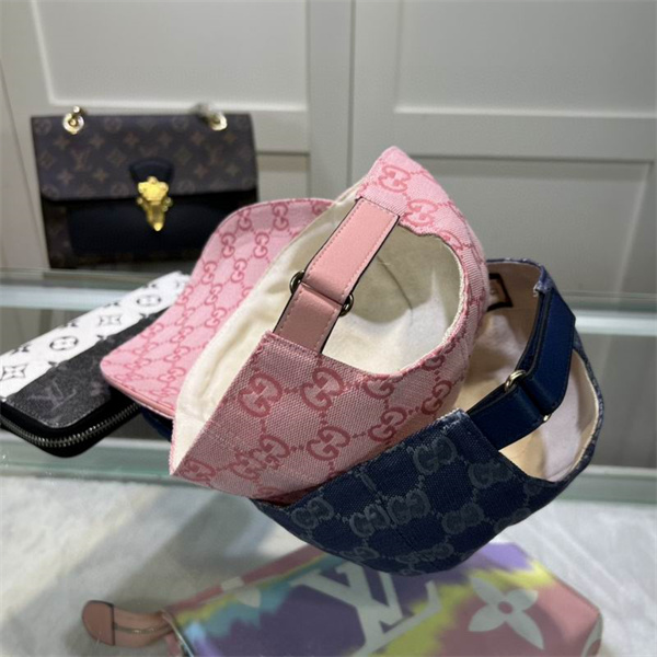 限定新作 グッチ コピー キャップ デニム調素材 GGロゴ刺繍 カジュアルスタイル GUCCI