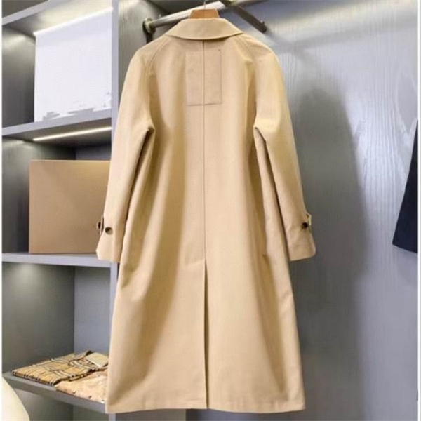 BURBERRY コピー コート ベージュ ミニマル シンプルデザイン カジュアル 雰囲気 バーバリー