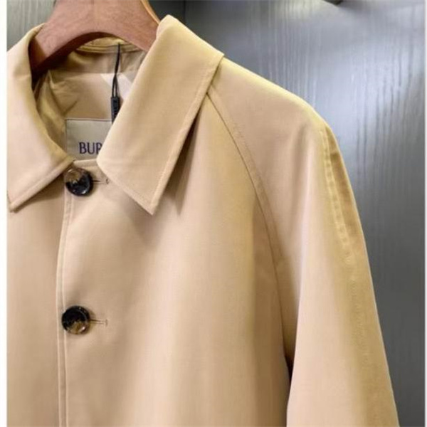 BURBERRY コピー コート ベージュ ミニマル シンプルデザイン カジュアル 雰囲気 バーバリー