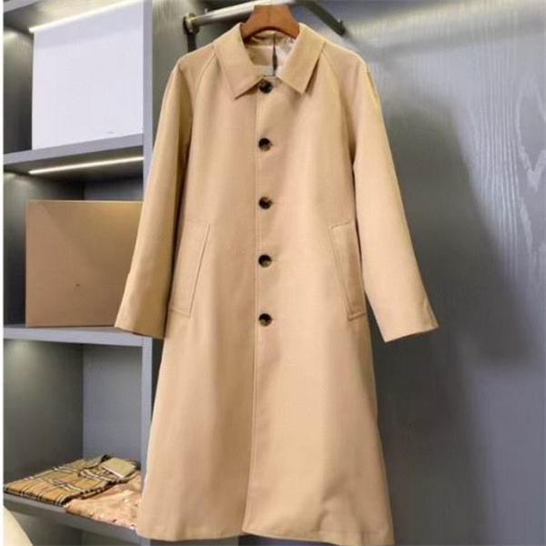 BURBERRY コピー コート ベージュ ミニマル シンプルデザイン カジュアル 雰囲気 バーバリー