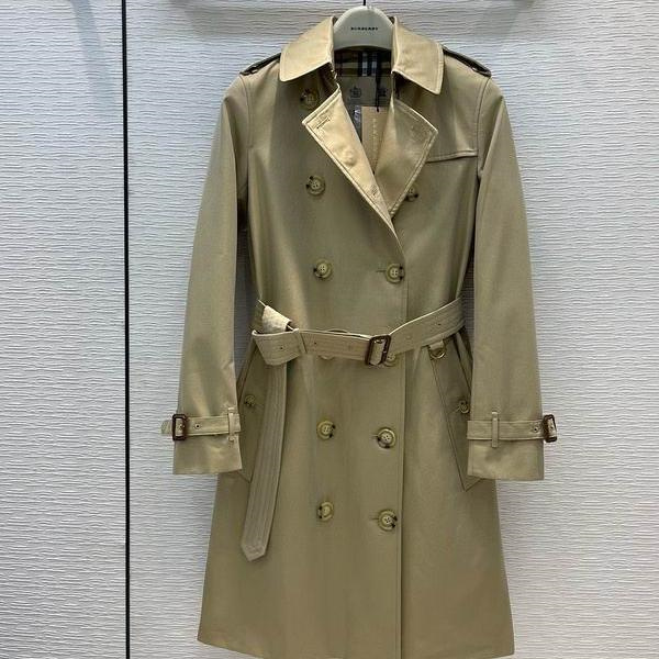 バーバリー 偽物 トレンチコート ベージュ ダブルブレスト 伝統とモダン 上品 高級素材 BURBERRY