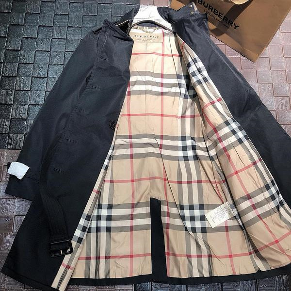 BURBERRY スーパーコピー トレンチコート ベージュ チェック 内側 ダブルブレスト バーバリー