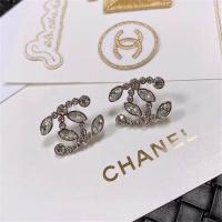 シャネル 偽物 ピアス CCロゴ クリスタル カメリア デザイン CHANEL