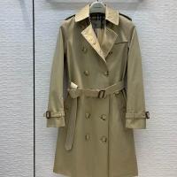 バーバリー 偽物 トレンチコート ベージュ ダブルブレスト 伝統とモダン 上品 高級素材 BURBERRY