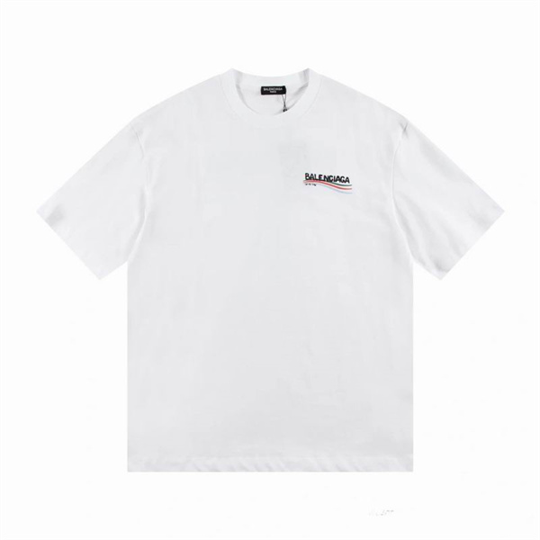バレンシアガ スーパーコピー Tシャツ エッフェル塔 フランス国旗 ストライプ 力強いデザイン 連想 BALENCIAGA
